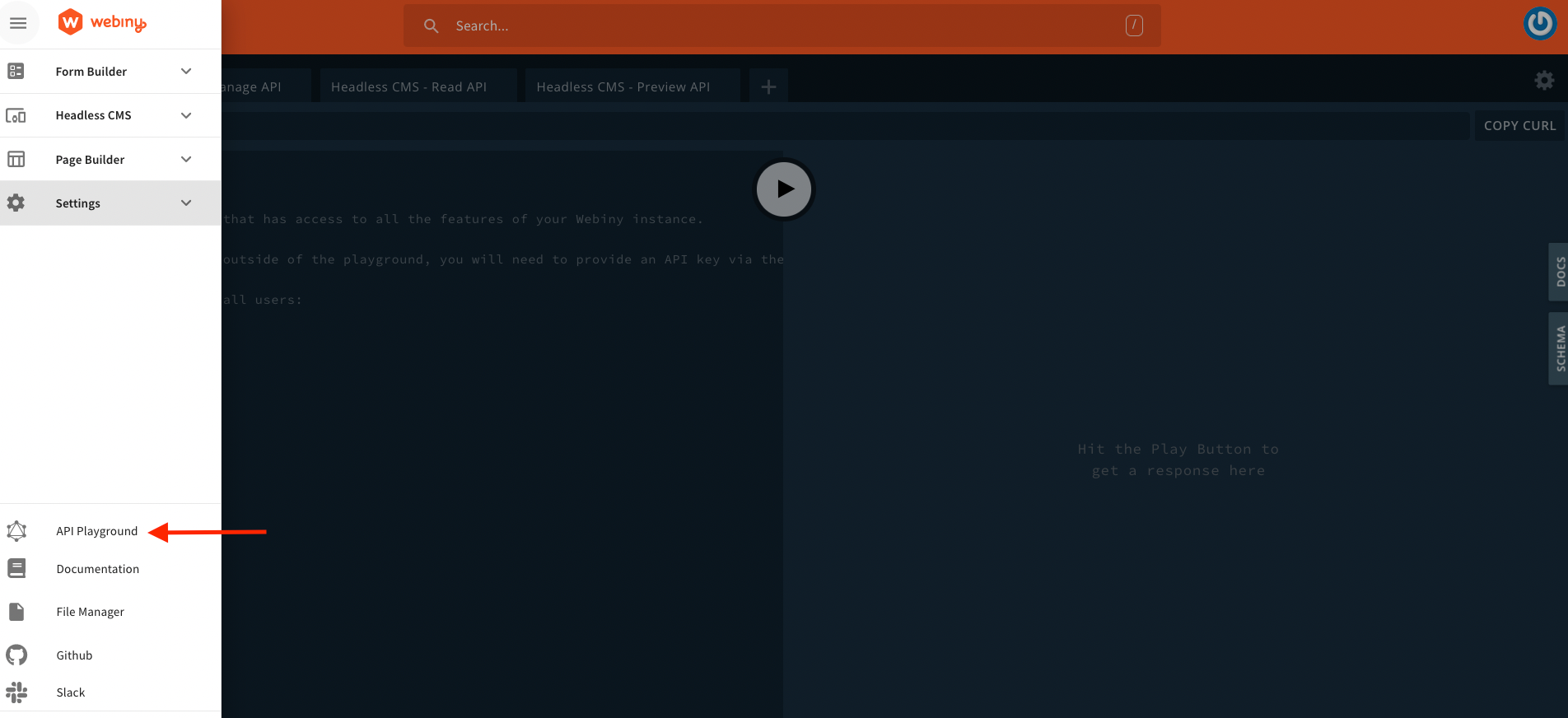 API Playground