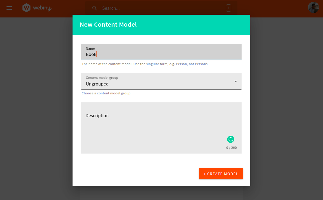 Content model