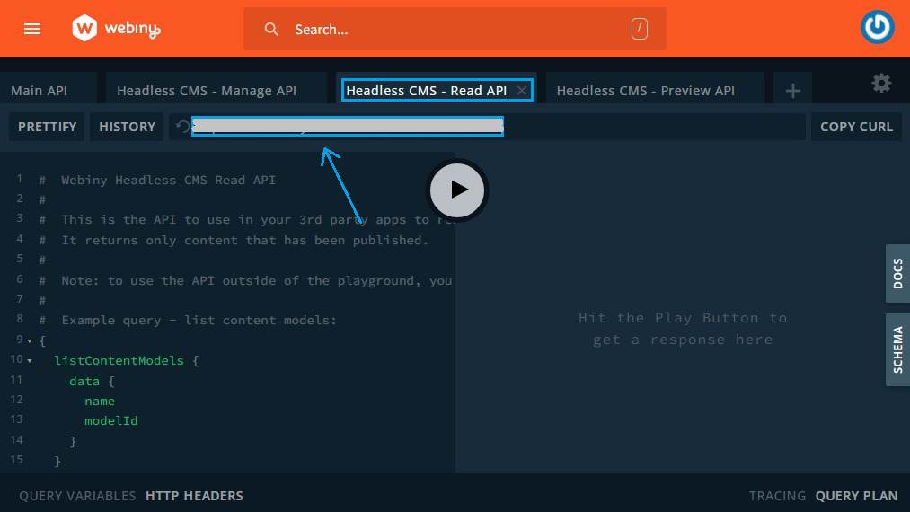 read api endpoint