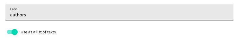 Title field form